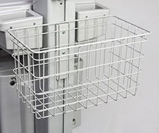 XL Wire Basket For Rolling Computer Med Carts