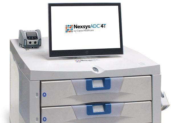 NexsysADC 4T Compact Automated Dispensing Cabinet with Zebra Printer