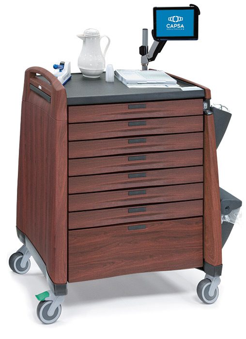 Avalo Woodblend Auto Packaging Medication Cart 3