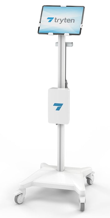 Tryten S2 Telehealth cart for remote patient monitoring and virtual rounding