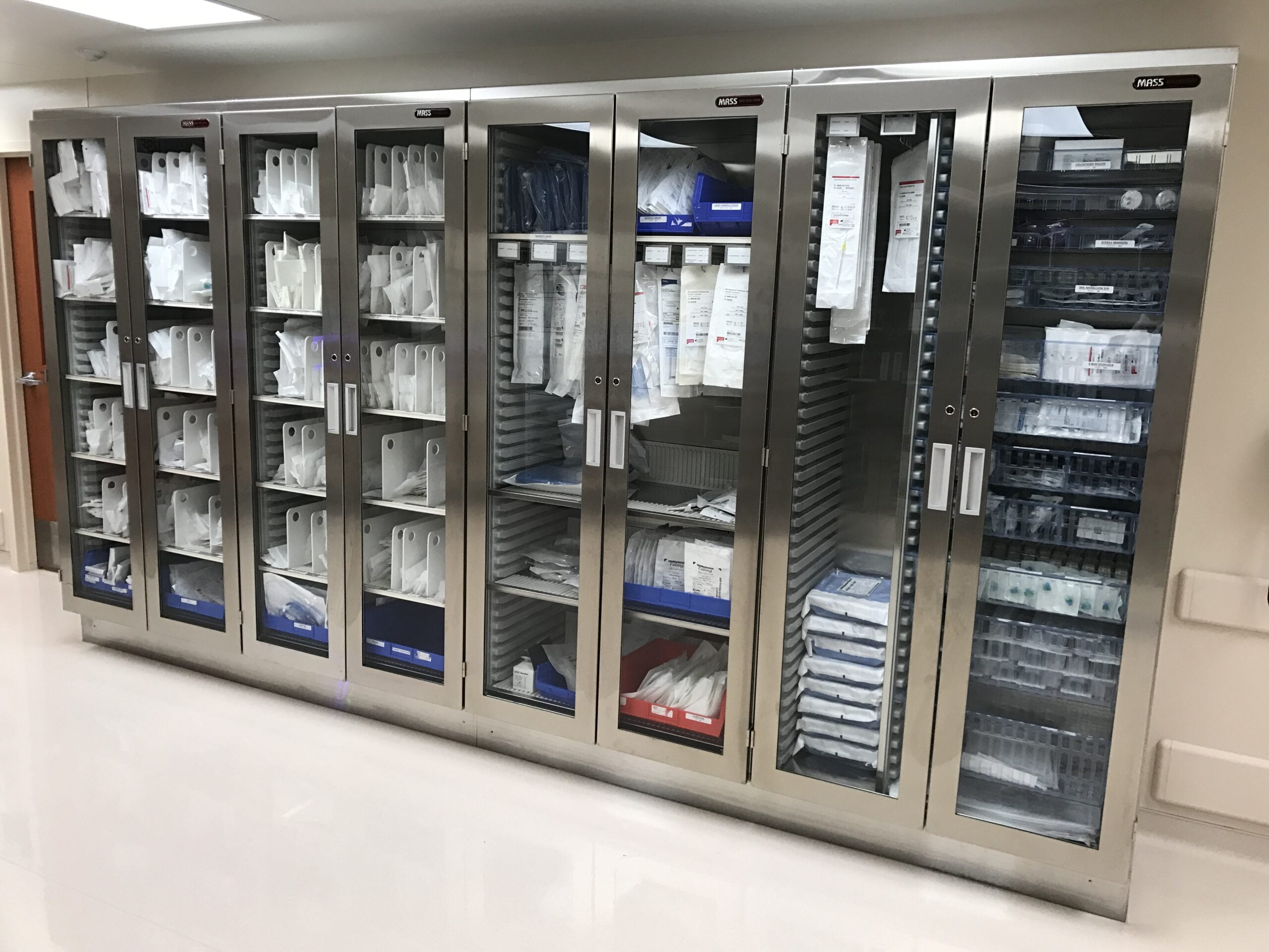 MAX 41 Medical Storage Cabinet - Stainless - Stainless Cabinets With Storage in a Hospital