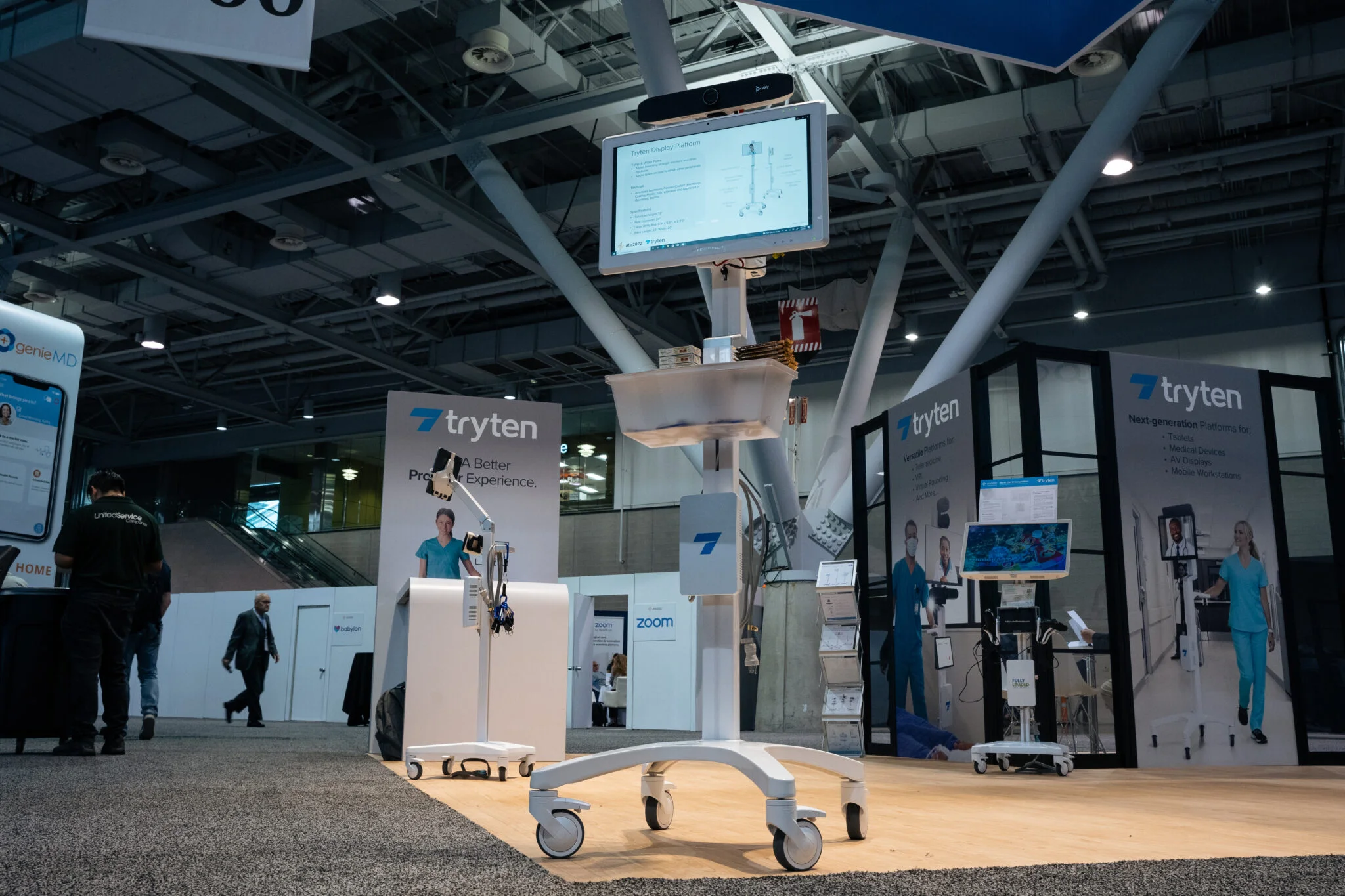 virtual patient observation cart